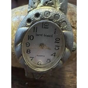 Vtg Harve Bernard Women’s Watch FOR PARTS-KEEPS TIME Japan Mvt.